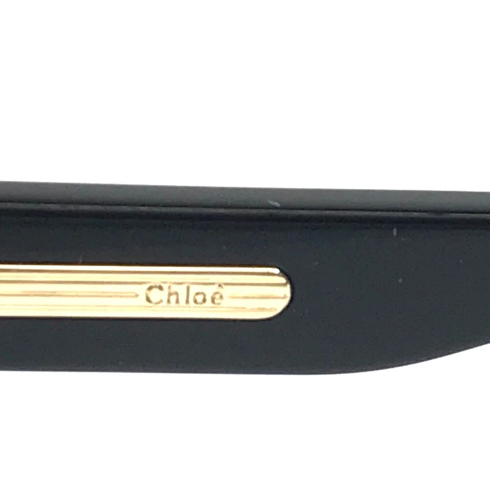 Chloe XS Eyeglasses Frame CH0124O 001 Polished Black Gold Cat Eye 49-18-140